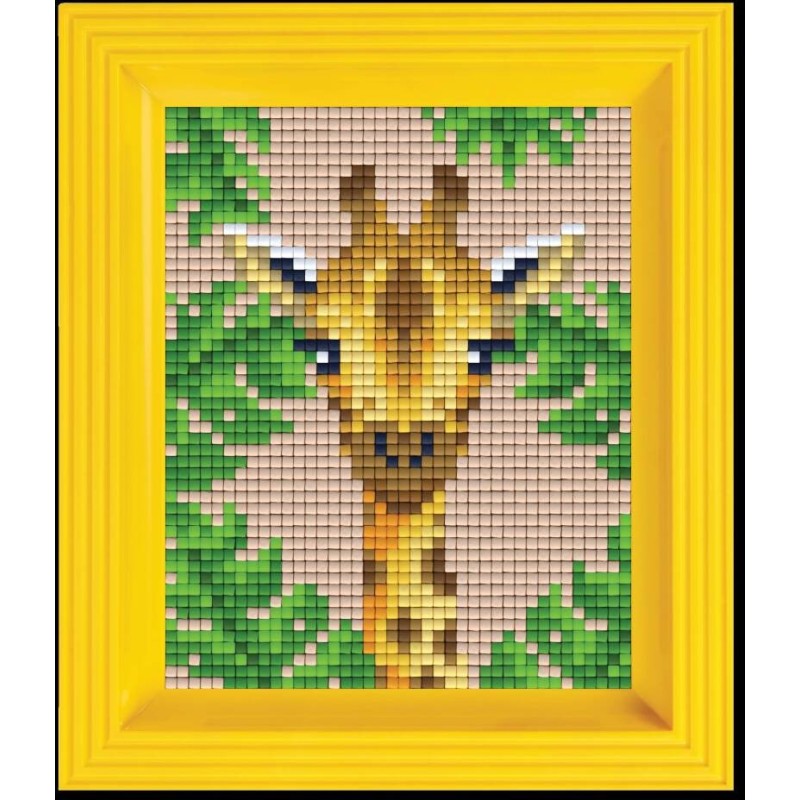 pixel pakket met 24 matjes/giraffe in jungle 31437