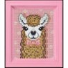 pixel pakket met 23 matjes/alpaca bruin roze strik