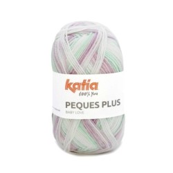 PEQUES PLUS 85 Pastel groen-lila- Blanco 50 gr