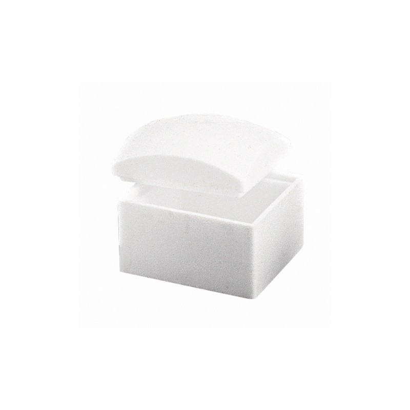 Styropor doos 2-delig 12,5 x 12,5 x 8,5 cm