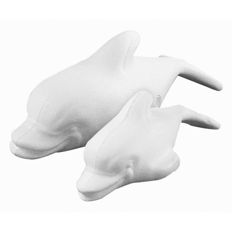 Styropor dolfijn 17cm