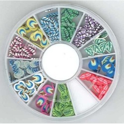 Nail Art Embel. Fimo Leaves     003