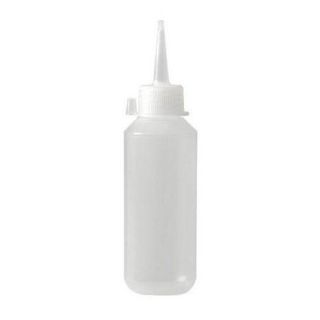 Fles met tuitdop transp 100 ml  per stuk