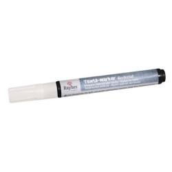 Textielmarker dekkend/2-4mm wit