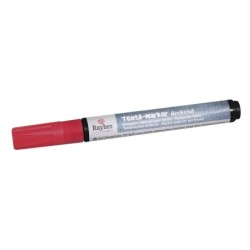 Textielmarker dekkend/2-4mm rood