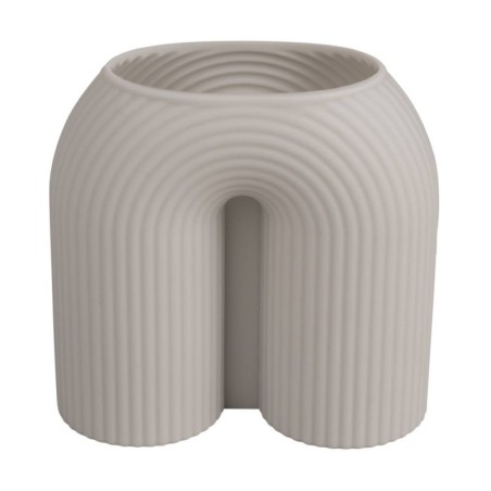Silicone gietmal U-model kaars  geribbeld