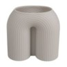 Silicone gietmal U-model kaars  geribbeld