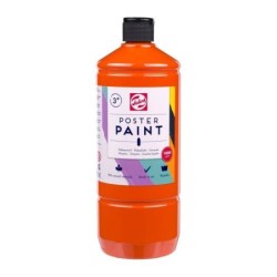 Talens PLAKKAATVERF 1L ORANJE