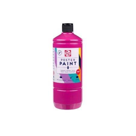 Talens PLAKKAATVERF 1L Donker ROSE