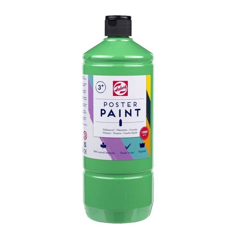 Talens PLAKKAATVERF 1L licht groen