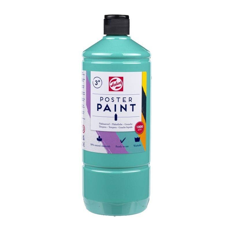 Talens PLAKKAATVERF 1L TURQUOISE