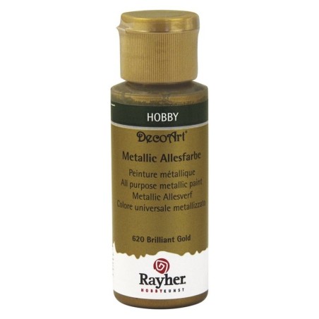 Metallic verf 59ml briliant goud 620