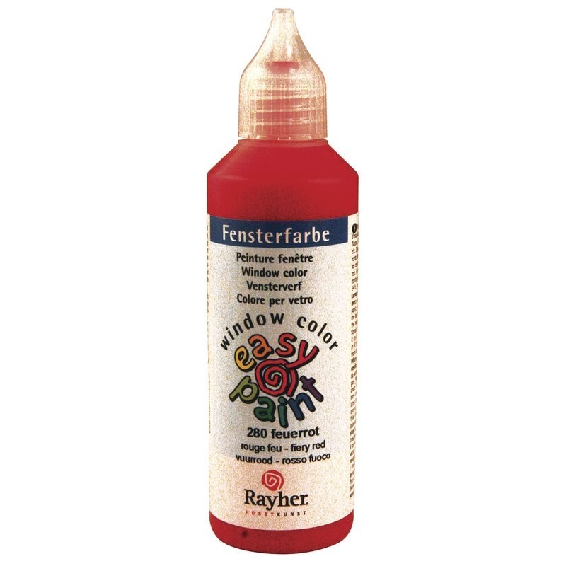 WINDOW-COLORglasv/80ml/vuurrood280