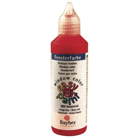 WINDOW-COLORglasv/80ml/vuurrood280