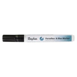 Porselein- & glas-marker  zwart