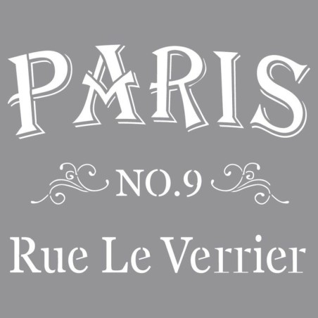 Sjabloon Rue le Verrier Paris
