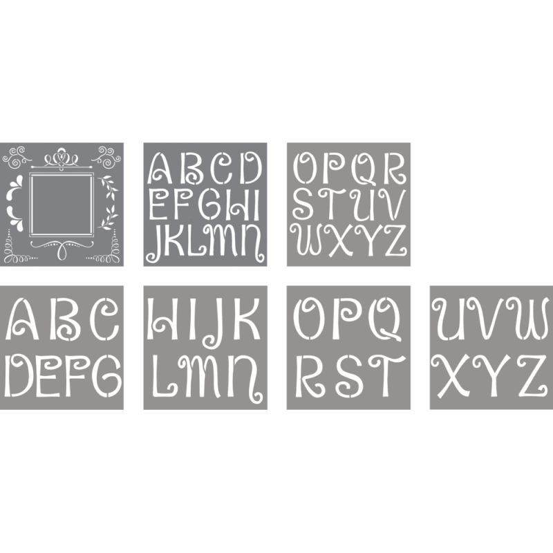 Sjabloon letters+designs