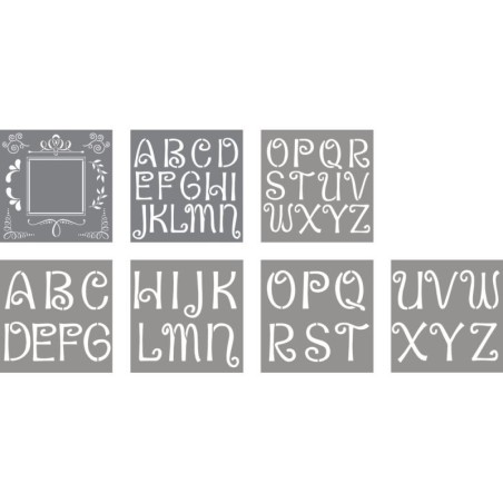 Sjabloon letters+designs
