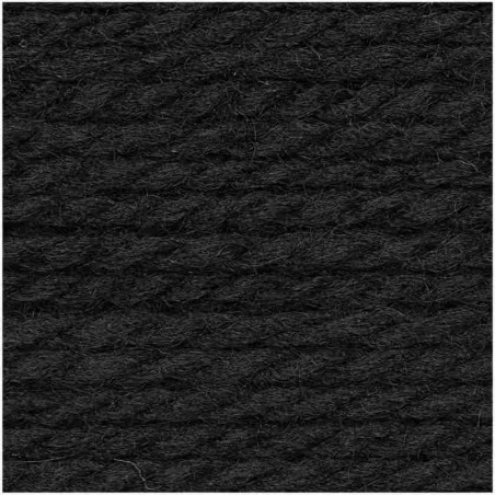 CREATIVE SOFT WOOL ARAN 018 NOIR 100 gr