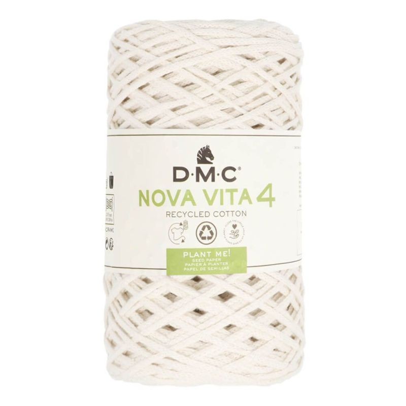 COTON RECYCLE NOVA VITA 4MM 01 250 GR C
