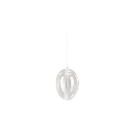 Plastiek ei 2-delig  6cm