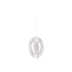 Plastiek 2-delig ei 10cm