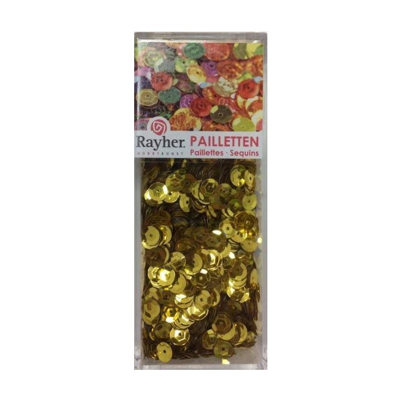 Cuvetten 6mm 4000st Goudgeel     58