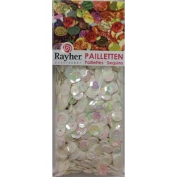 Cuvetten 6mm 4000st Iriserend wit90