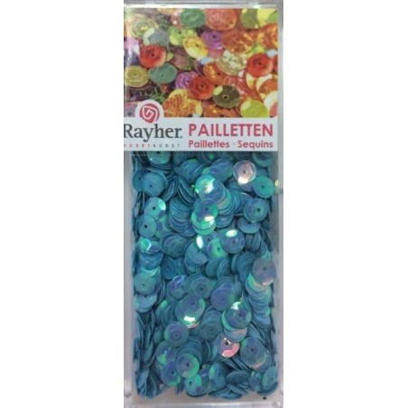 Cuvetten 6mm 4000st Iriserend blauw