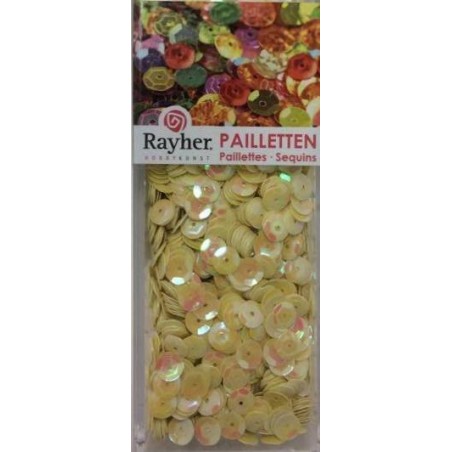 Cuvetten 6mm 4000st Iriserend geel95