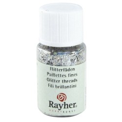 Flitter hologram zilv streepjes 10ml