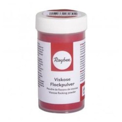 Viscose vlokken  kersenrood