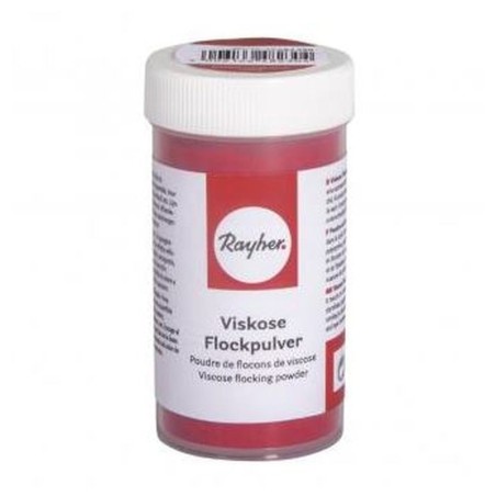 Viscose vlokken  kersenrood