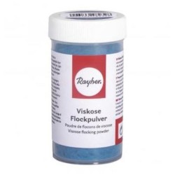 Viscose vlokken  azuurblauw