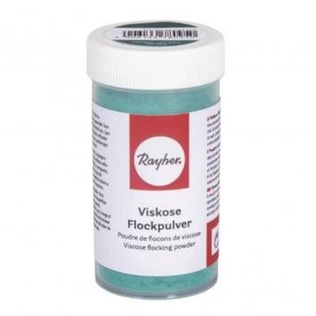 Viscose vlokken  zeegroen
