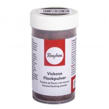 Viscose vlokken  kastanje