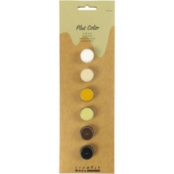 Plus Color acrylverf, naturel, 6x5ml/ 1 doos