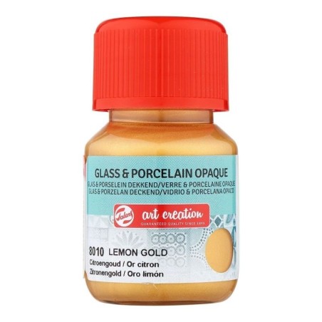 Verf voor Glas & Porselein Dekkend 30 ml Citroengo