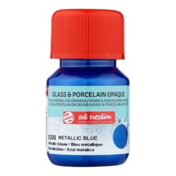 Verf voor glas & porselein Dekkend  30 ml Metallic