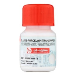 Verf voor glas & porselein Transparant  30 ml Puur