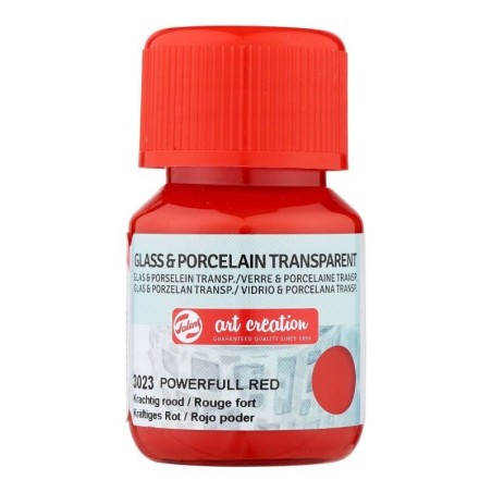 Verf voor Glass & Porcelain Transparent 30 ml Krac