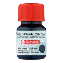 Verf voor glas & porselein Transparant  30 ml Smar