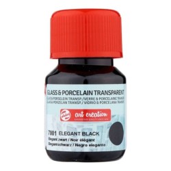 Verf voor glas & porselein Transparant  30 ml Eleg