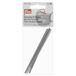 Prym neusbrug voor maskers 3x101mm zilver 8st.