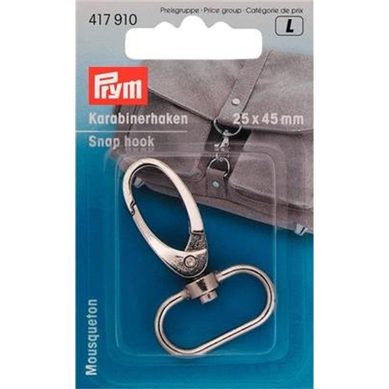 Karabijnhaak25x45mmzilver417910