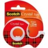 SCOTCH Plakband Crystal 19mmx7,5m met afroller,