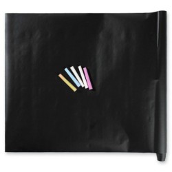 BLACKBOARD TAFELFOLIE 45X200CM zwart