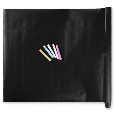 BLACKBOARD TAFELFOLIE 45X200CM zwart