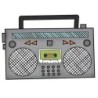 Clear Stamp boom box (radio)