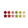 Bloemen van vilt met strassteen d 30 mm, dikte 2,5